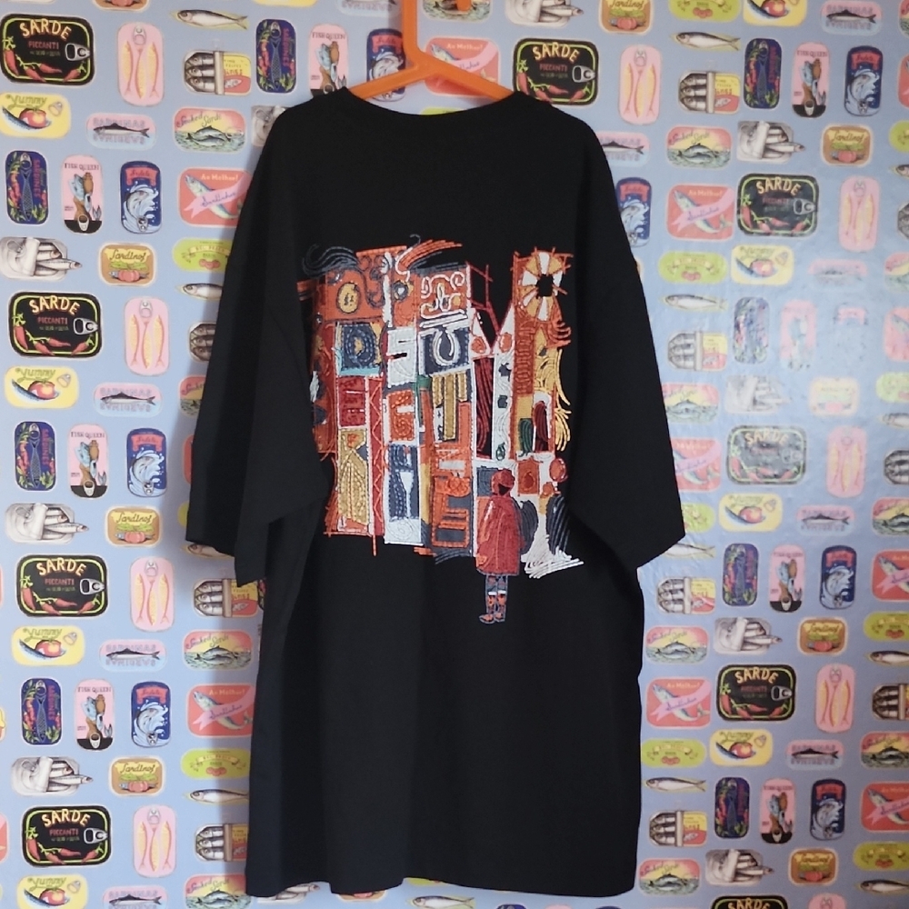 SCHUTZ Black Graphic T-Shirt